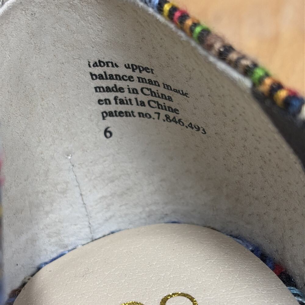 Seychelles - Embroidered Multicolor Point-Toe D’Orsay Flat - Women’s Size 6 - Picture 6 of 7